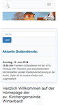 Mobile Screenshot of ev-kirche-winterbach.de